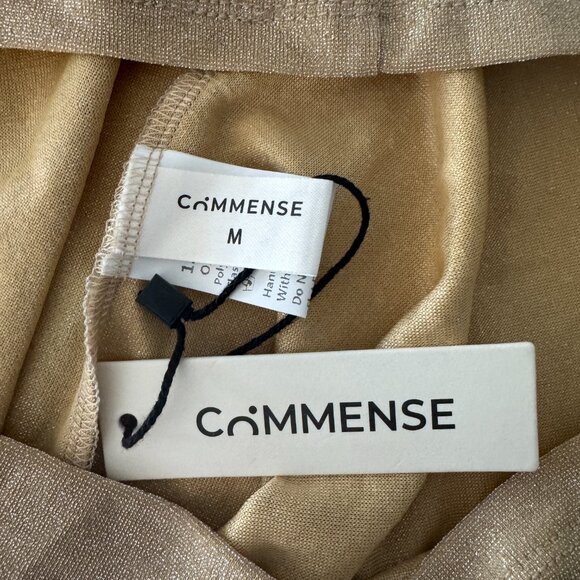 Commense Elegant Pleated Purl Dress NWT, Size M - Picture 11 of 14